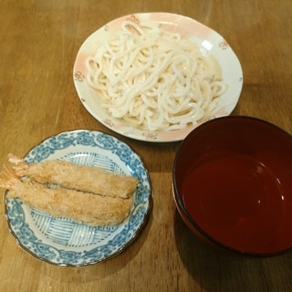 海老天じゃなくて！？冷やし海老フライうどん